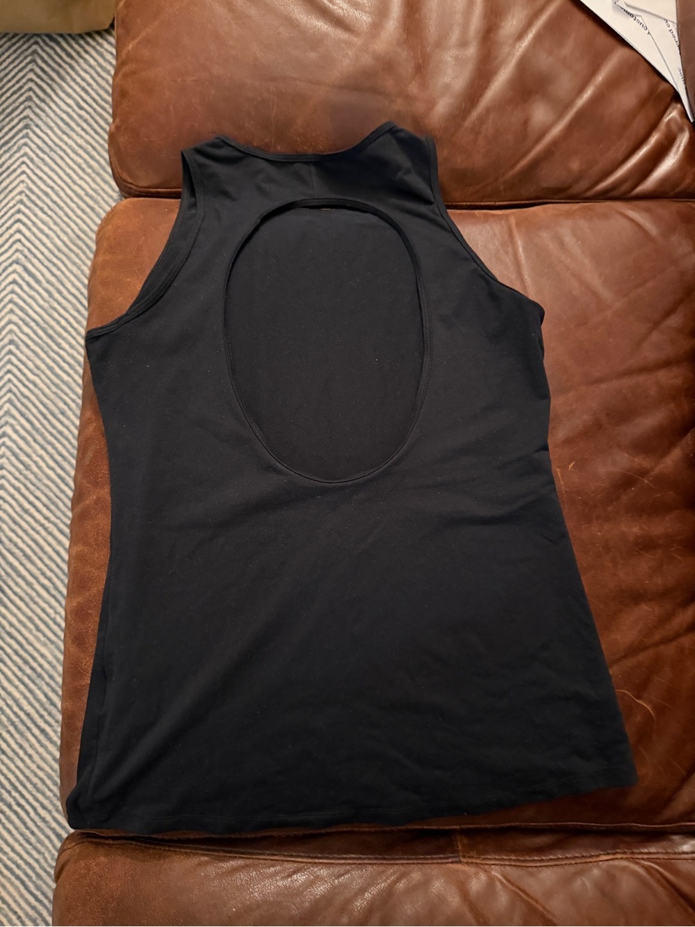 Nike Women's Racerback Tank Tops - Black & Light Gray - Picture 7 of 8